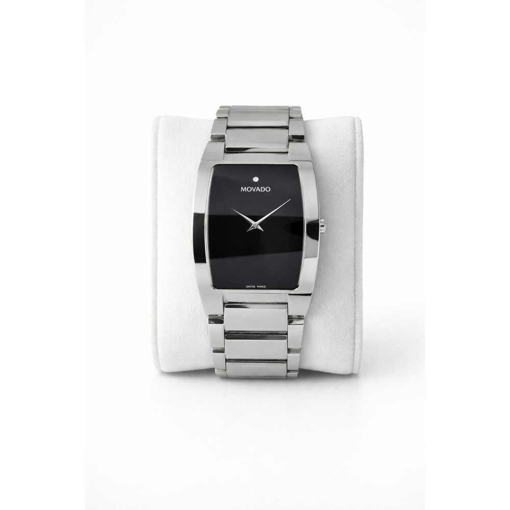 Movado Fiero 32mm Black Dial Quartz Tungsten Carbide Men's Wristwatch